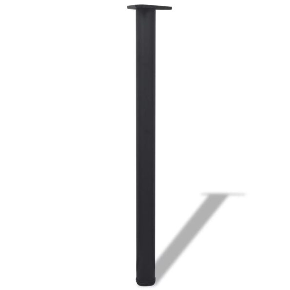 4 výškovo nastaviteľné stolové nožičky čierne 870 mm – Obrázok 2