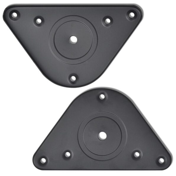 4 výškovo nastaviteľné stolové nožičky čierne 870 mm – Obrázok 4