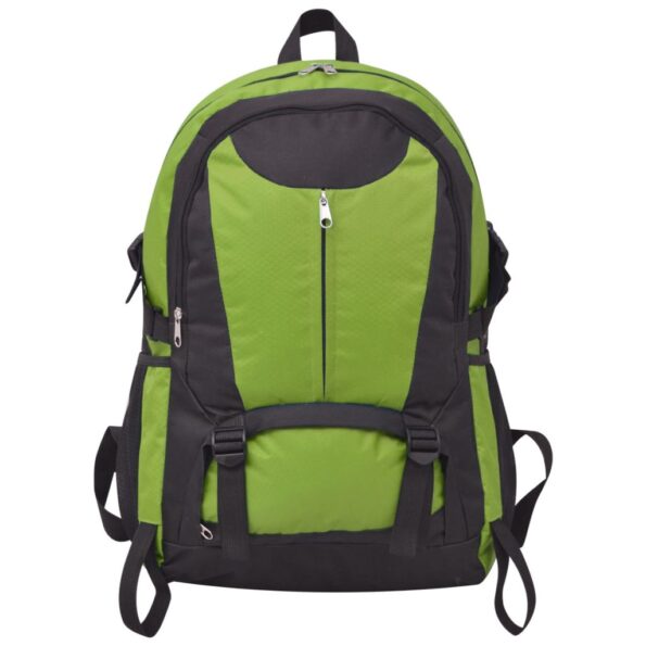 vidaXL Turistický batoh, 40 l, čierno-zelený – Obrázok 5