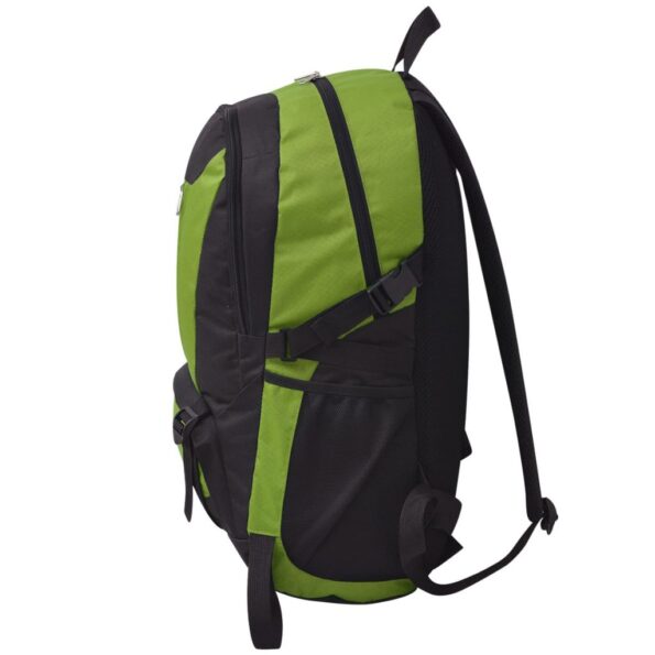 vidaXL Turistický batoh, 40 l, čierno-zelený – Obrázok 6