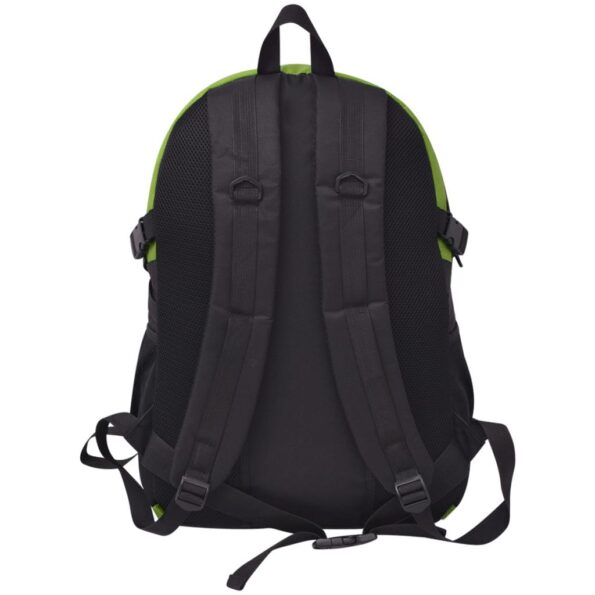 vidaXL Turistický batoh, 40 l, čierno-zelený – Obrázok 7