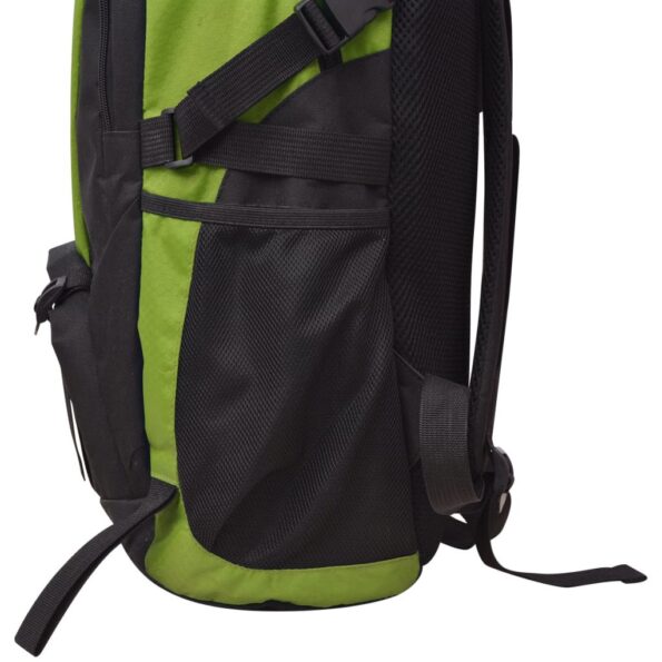 vidaXL Turistický batoh, 40 l, čierno-zelený – Obrázok 8