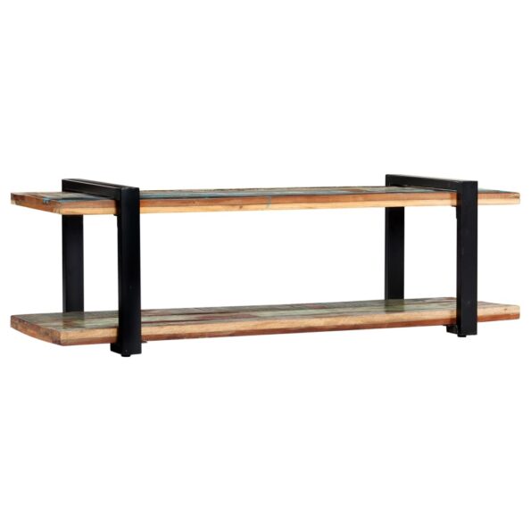 vidaXL TV skrinka 130x40x40 cm, recyklovaný masív – Obrázok 3