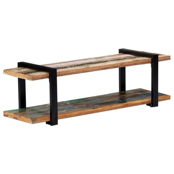 vidaXL TV skrinka 130x40x40 cm, recyklovaný masív – Obrázok 8