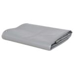 vidaXL Celta 650 g/m², 5x6 m, sivá