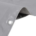 vidaXL Celta 650 g/m², 5x6 m, sivá – Obrázok 2