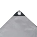 vidaXL Celta 650 g/m², 5x6 m, sivá – Obrázok 3