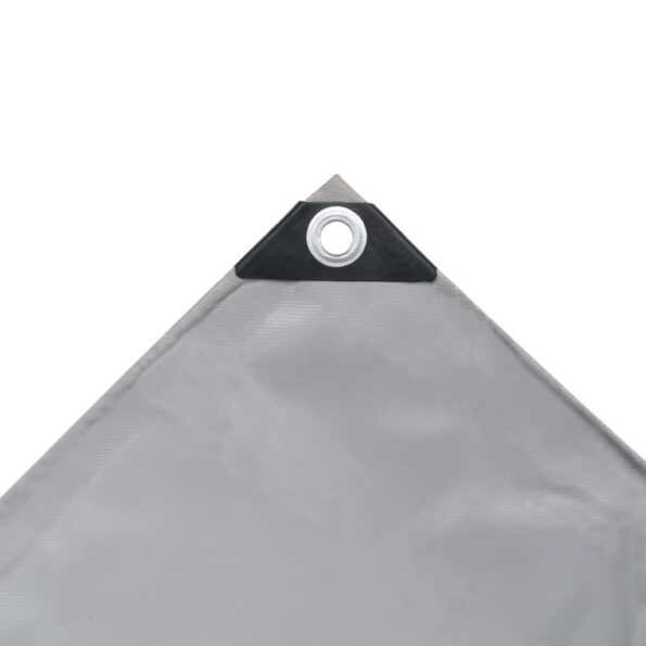 vidaXL Celta 650 g/m², 5x6 m, sivá – Obrázok 3
