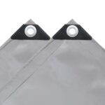 vidaXL Celta 650 g/m², 5x6 m, sivá – Obrázok 4
