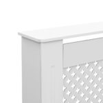 vidaXL Kryt na radiátor, biely 152x19x81,5 cm, MDF – Obrázok 5