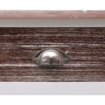 vidaXL Konzolový stolík hnedý 90x30x77 cm drevený – Obrázok 7