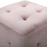 vidaXL Taburetky 2 ks ružové 30x30x30 cm semišová látka – Obrázok 4
