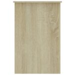 vidaXL Písací stôl, dub sonoma 100x50x76 cm, kompozitné drevo – Obrázok 5