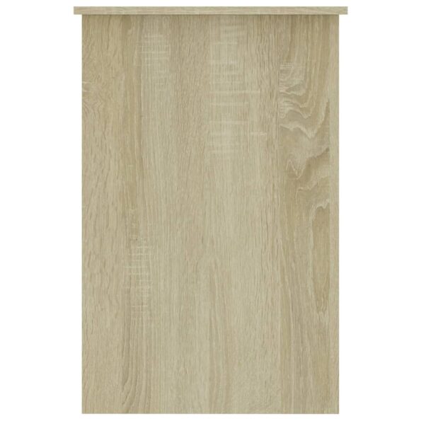 vidaXL Písací stôl, dub sonoma 100x50x76 cm, kompozitné drevo – Obrázok 5