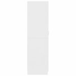 vidaXL Šatník, biely 80x52x180 cm, kompozitné drevo – Obrázok 7