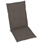 vidaXL Podložky na záhradné stoličky, vysoké operadlo 4 ks 120x50x3 cm – Obrázok 4