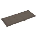 vidaXL Podložky na záhradné stoličky, vysoké operadlo 4 ks 120x50x3 cm – Obrázok 5