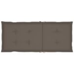 vidaXL Podložky na záhradné stoličky, vysoké operadlo 4 ks 120x50x3 cm – Obrázok 6