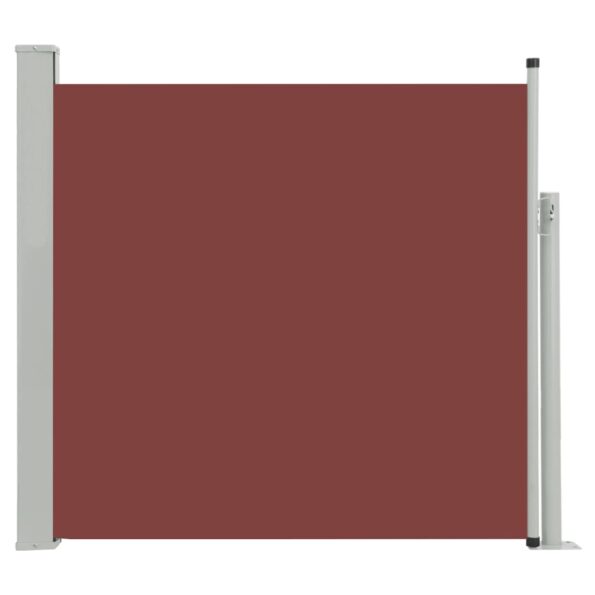 vidaXL Zaťahovacia bočná markíza na terasu 170x300 cm, hnedá – Obrázok 2