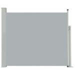 vidaXL Zaťahovacia bočná markíza na terasu 100x300 cm, sivá – Obrázok 2