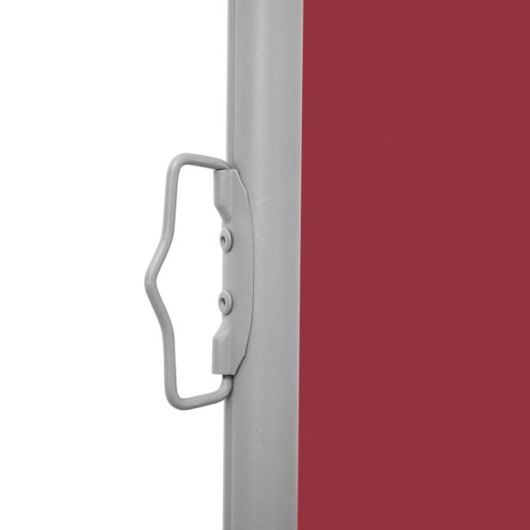 vidaXL Zaťahovacia bočná markíza, červená 100x600 cm – Obrázok 6