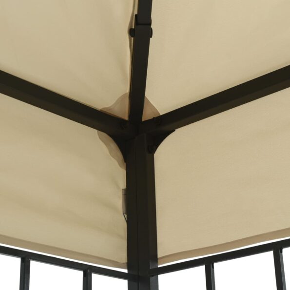 vidaXL Altánok krémový 3x6 m – Obrázok 5