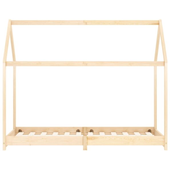 vidaXL Detský posteľný rám 90x200 cm borovicový masív – Obrázok 3