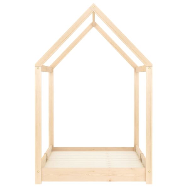 vidaXL Detský posteľný rám 90x200 cm borovicový masív – Obrázok 4