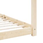 vidaXL Detský posteľný rám 90x200 cm borovicový masív – Obrázok 6