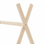 vidaXL Detský posteľný rám masívne borovicové drevo 90x200 cm – Obrázok 5