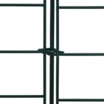 vidaXL Záhradný plot s oblúkom nadol 77,5x64 cm, zelený – Obrázok 5