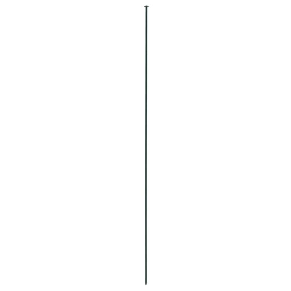 vidaXL Záhradný plot s oblúkom nadol 77,5x64 cm, zelený – Obrázok 6