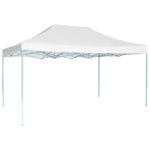 vidaXL Profesionálny skladací párty stan biely 280x410x315 cm oceľový