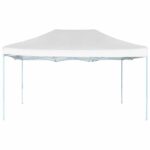 vidaXL Profesionálny skladací párty stan biely 280x410x315 cm oceľový – Obrázok 2