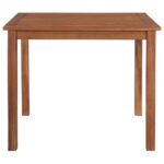 vidaXL Záhradný stôl 85x85x74 cm akáciový masív – Obrázok 2