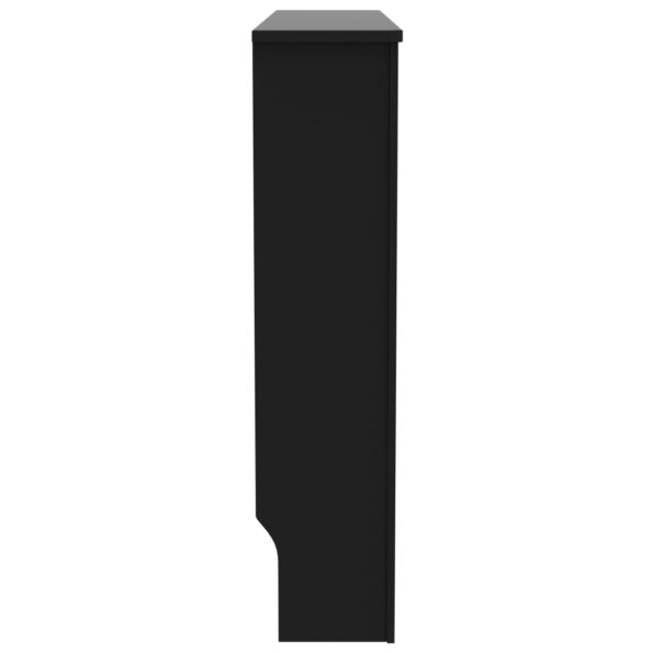 vidaXL Kryt na radiátor čierny 112x19x81,5 cm MDF – Obrázok 4