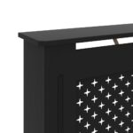 vidaXL Kryt na radiátor čierny 112x19x81,5 cm MDF – Obrázok 6