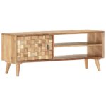 vidaXL TV skrinka 100x30x40 cm masívne akáciové drevo – Obrázok 10