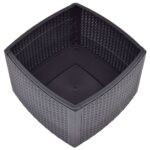 vidaXL Príručný stolík, farba mokka 54x54x36,5 cm, plast – Obrázok 4