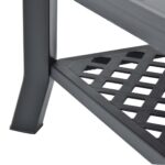 vidaXL Konferenčný stolík, antracitový 90x60x46 cm, plast – Obrázok 6