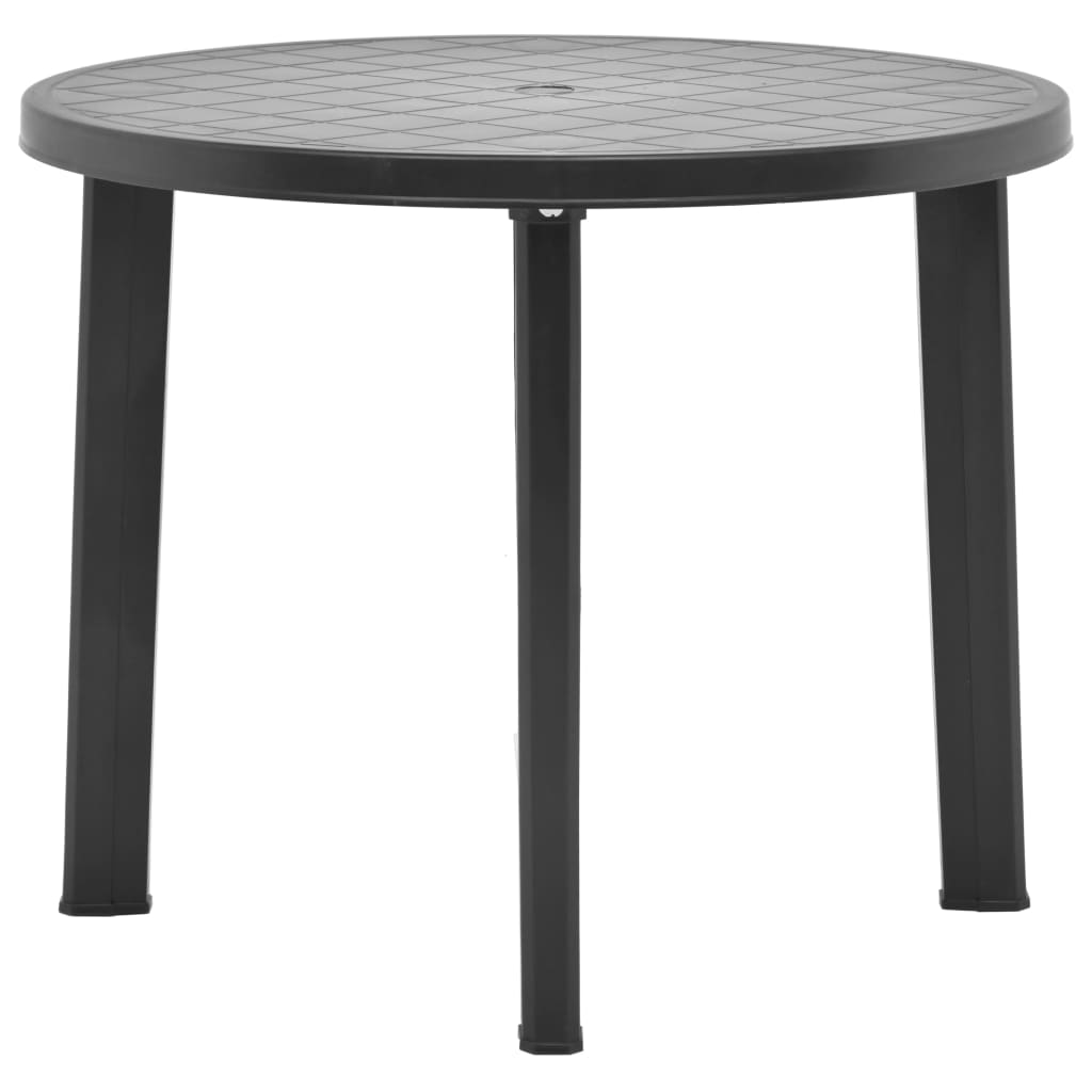 VXL8719883859903_a_en_hd_1.jpg vidaXL Záhradný stôl, antracitový 89 cm, plast – Obrázok 1