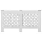 vidaXL Kryty na radiátor 2 ks, biele 152x19x81,5 cm, MDF – Obrázok 4