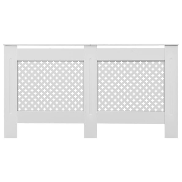 vidaXL Kryty na radiátor 2 ks, biele 152x19x81,5 cm, MDF – Obrázok 4