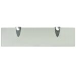 vidaXL Nástenná polička 2 ks sklo 40x10 cm 8 mm – Obrázok 4