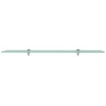 vidaXL Nástenná polička 2 ks sklo 90x20 cm 8 mm – Obrázok 3