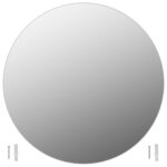 vidaXL Nástenné zrkadlá 2 ks 70 cm sklenené okrúhle – Obrázok 2