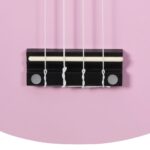 vidaXL Sopránové ukulele s taškou pre deti ružové 23" – Obrázok 2