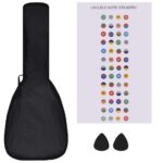 vidaXL Sopránové ukulele s taškou pre deti ružové 23" – Obrázok 4