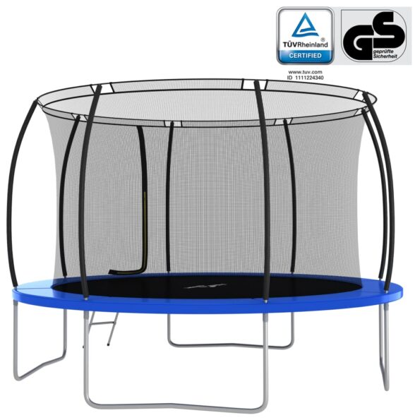 vidaXL Trampolína okrúhla 366x80 cm 150 kg – Obrázok 4