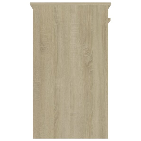 vidaXL Písací stôl, dub sonoma 90x45x76 cm, kompozitné drevo – Obrázok 5